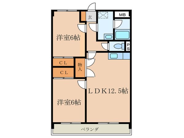 エンド－ル吉根の物件間取画像